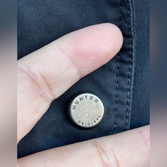 Hunter Original Cotton Smock Water Resistant Long Sleeve Hooded Rain Jacket XXS - Picture 10 of 12